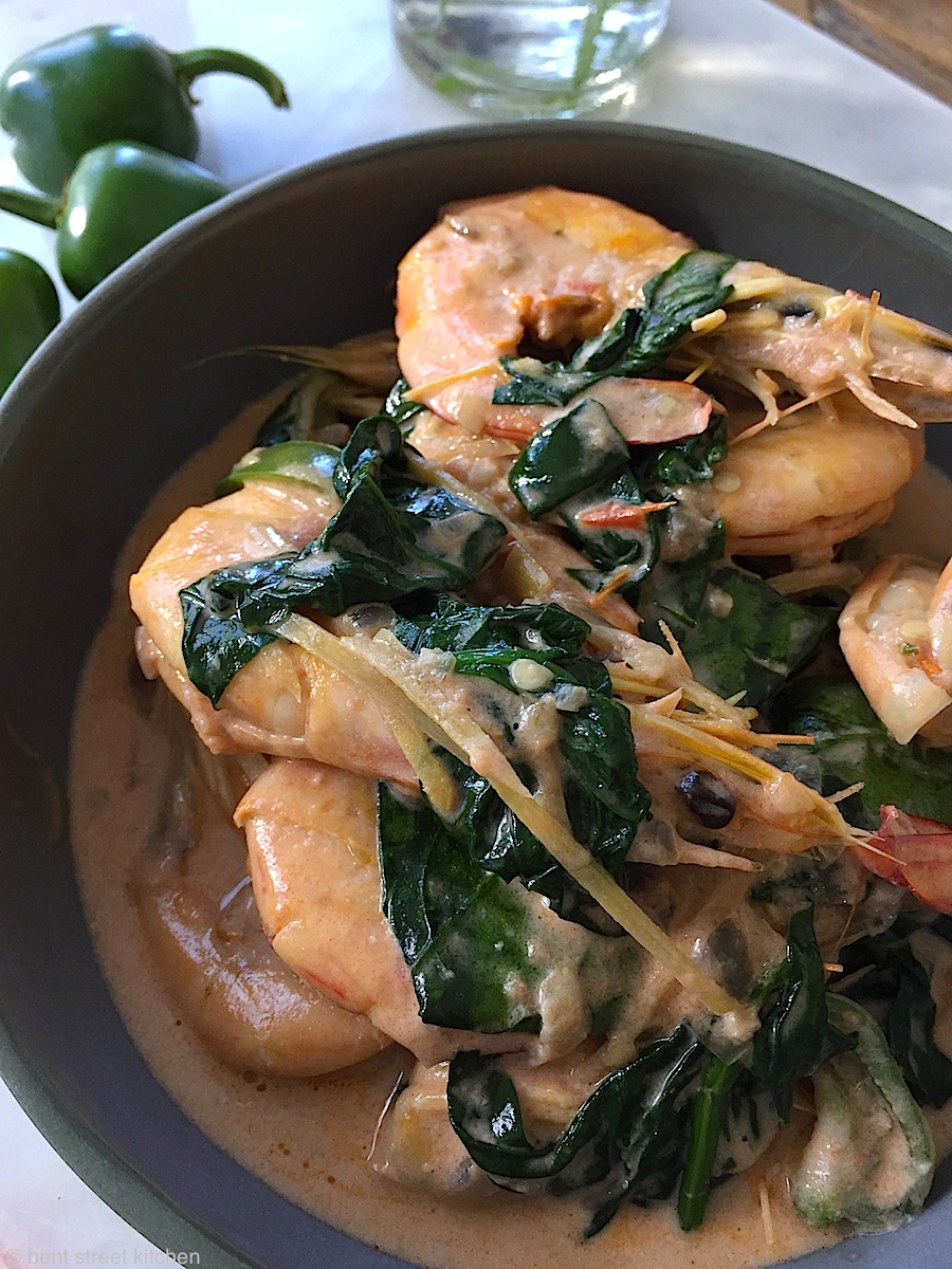 Filipino ginataang prawns by Bent Street Kitchen