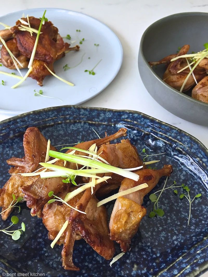 Tetsuya's five spice quail