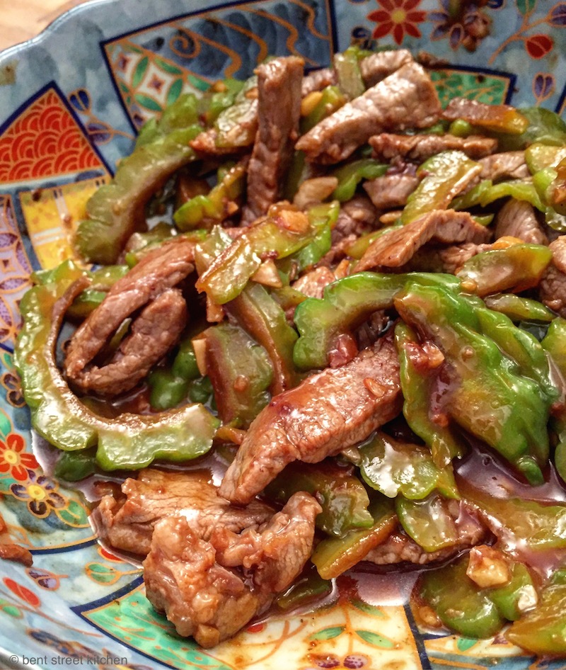 beef & bitter melon stirfry