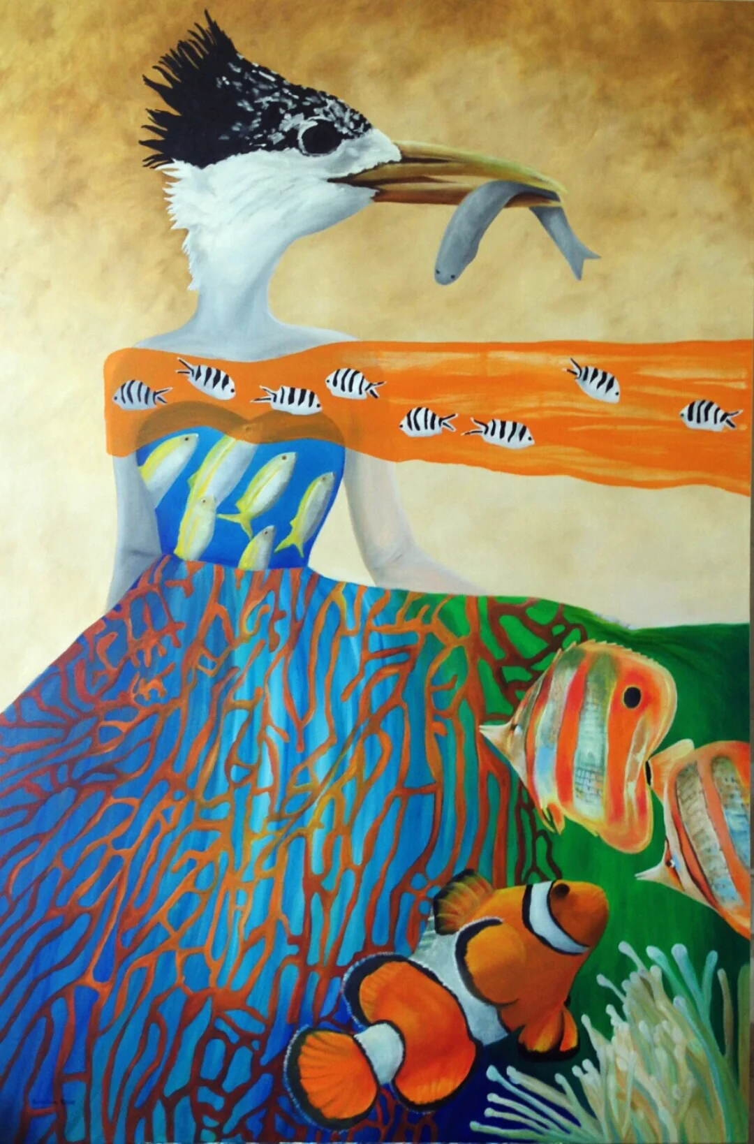 Tern Dressed as Barrier Reef