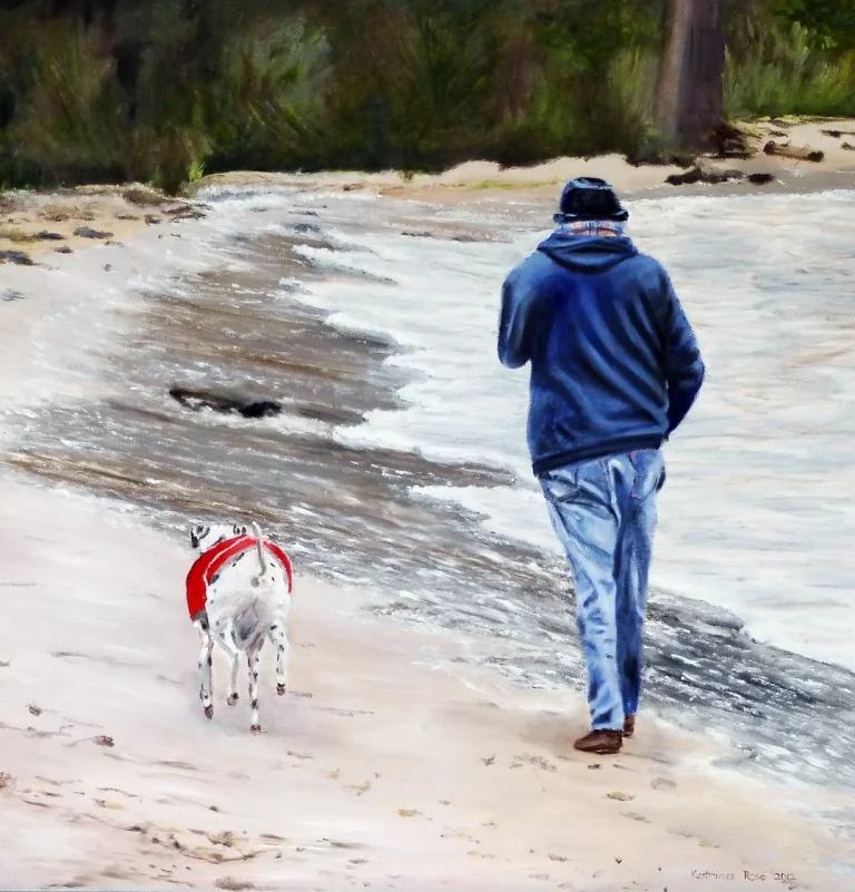Walking the Dog on Dover Beach