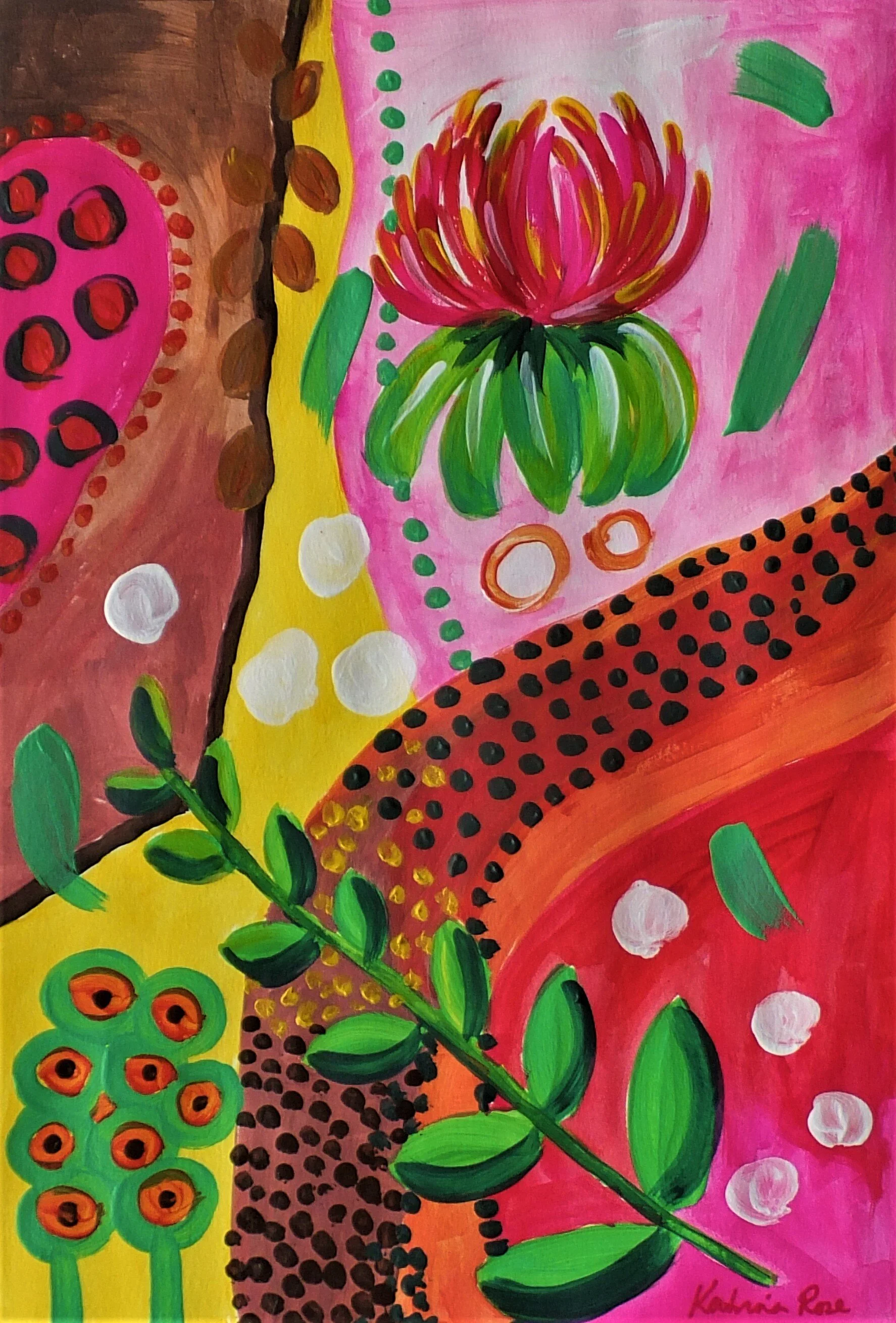 Flora with Pink
