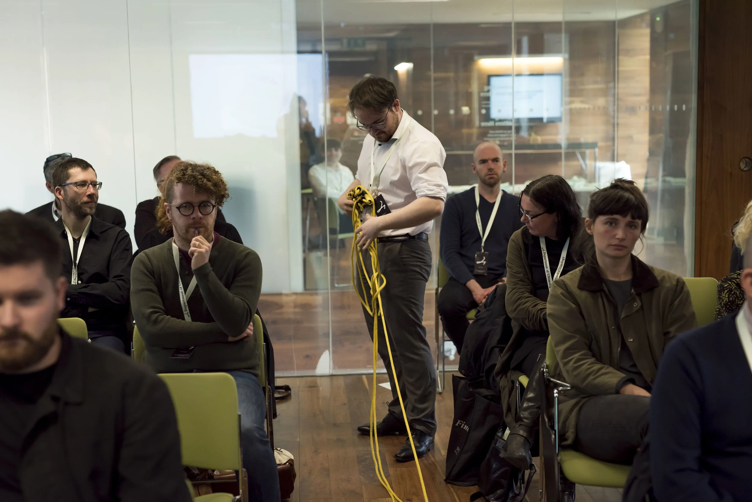 A sculptural exploration of work by Lynda Devenney at the First International Conference of Ultimology. Documentation photography by Louis Haugh.