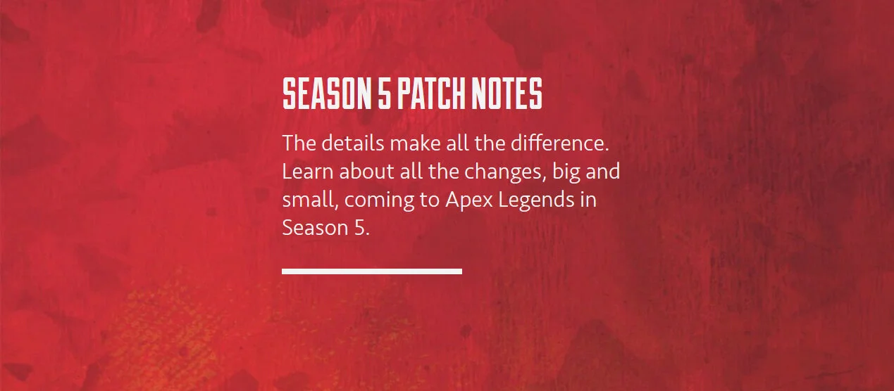 Apex Legends Season 5 has Officially Begun