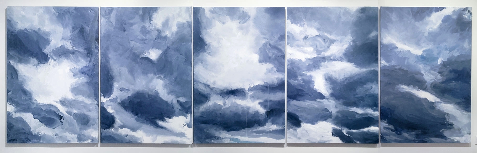 Warm Wind 11.09.2016 — sky series painting