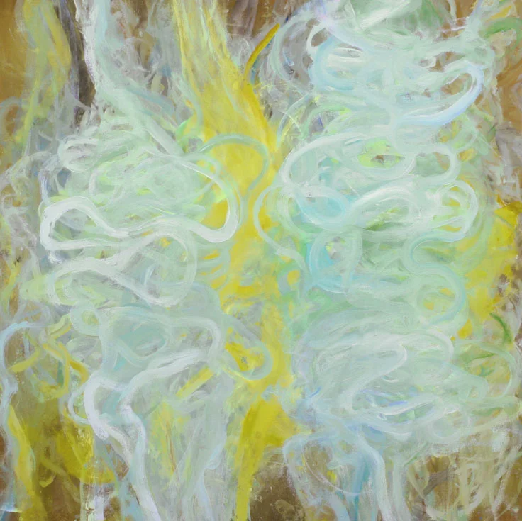Currents of Simultanaity—(Two Column Flow Painting)