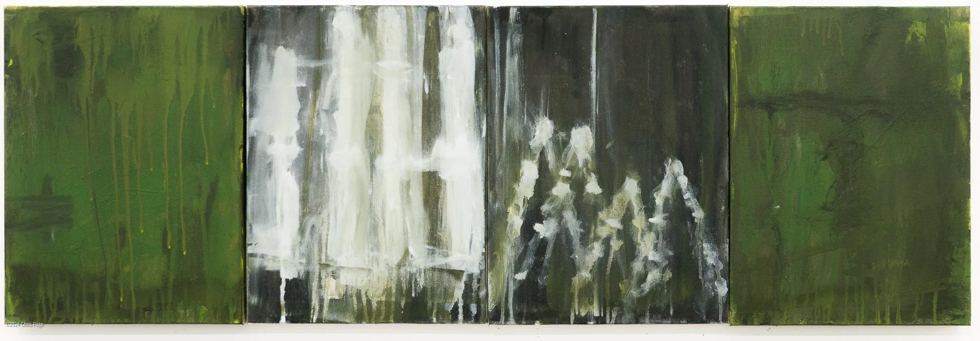 Destruction Brook Spectrogram Painting in Four Parts