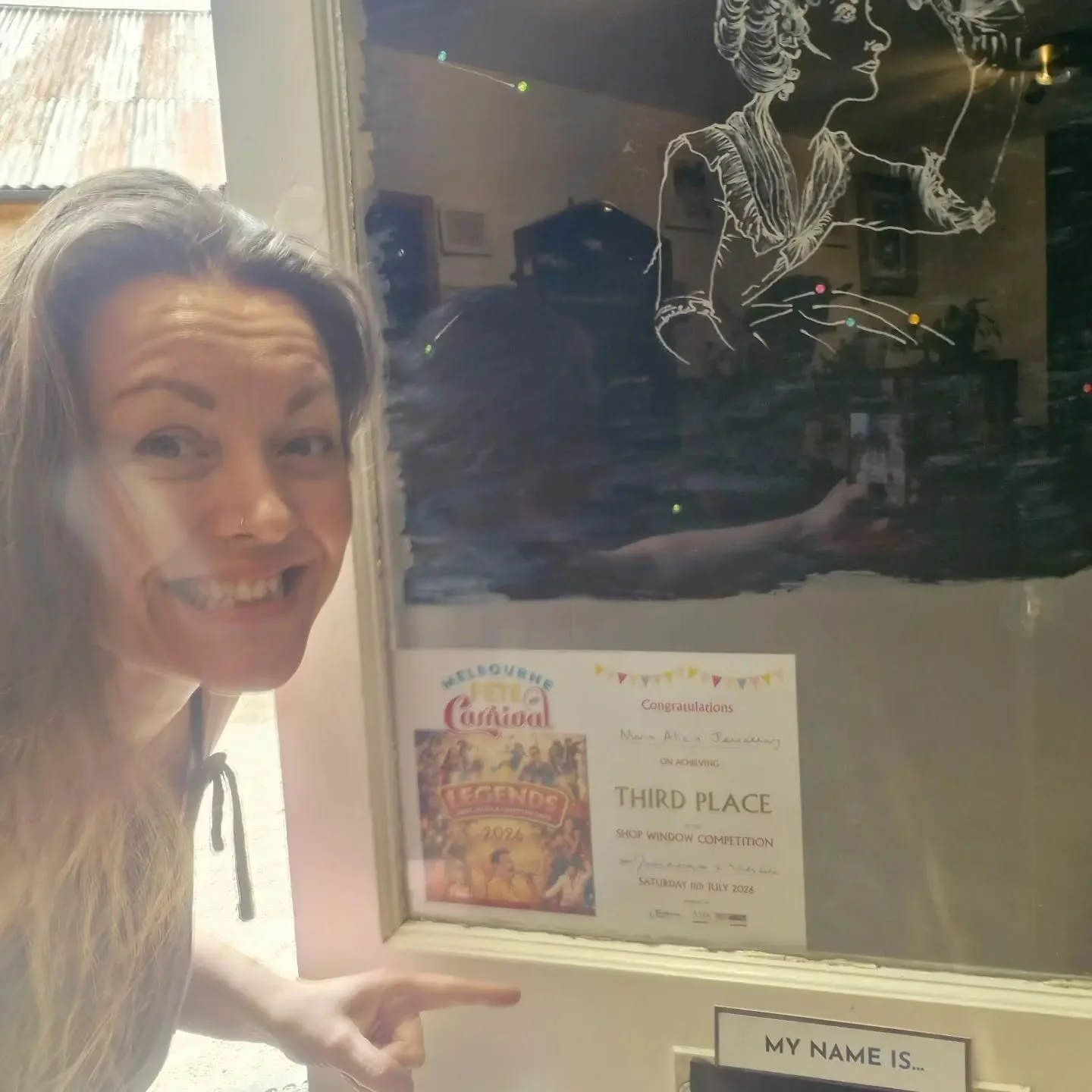 CARNIVAL

Thank you @mbournecarnival 
Made my day for my little window display to win 3rd place in the competition!

I chose Caroline Herschel to be my 'legend'
It seemed fitting to celebrate this amazing woman.
A lot of my jewellery design is inspir
