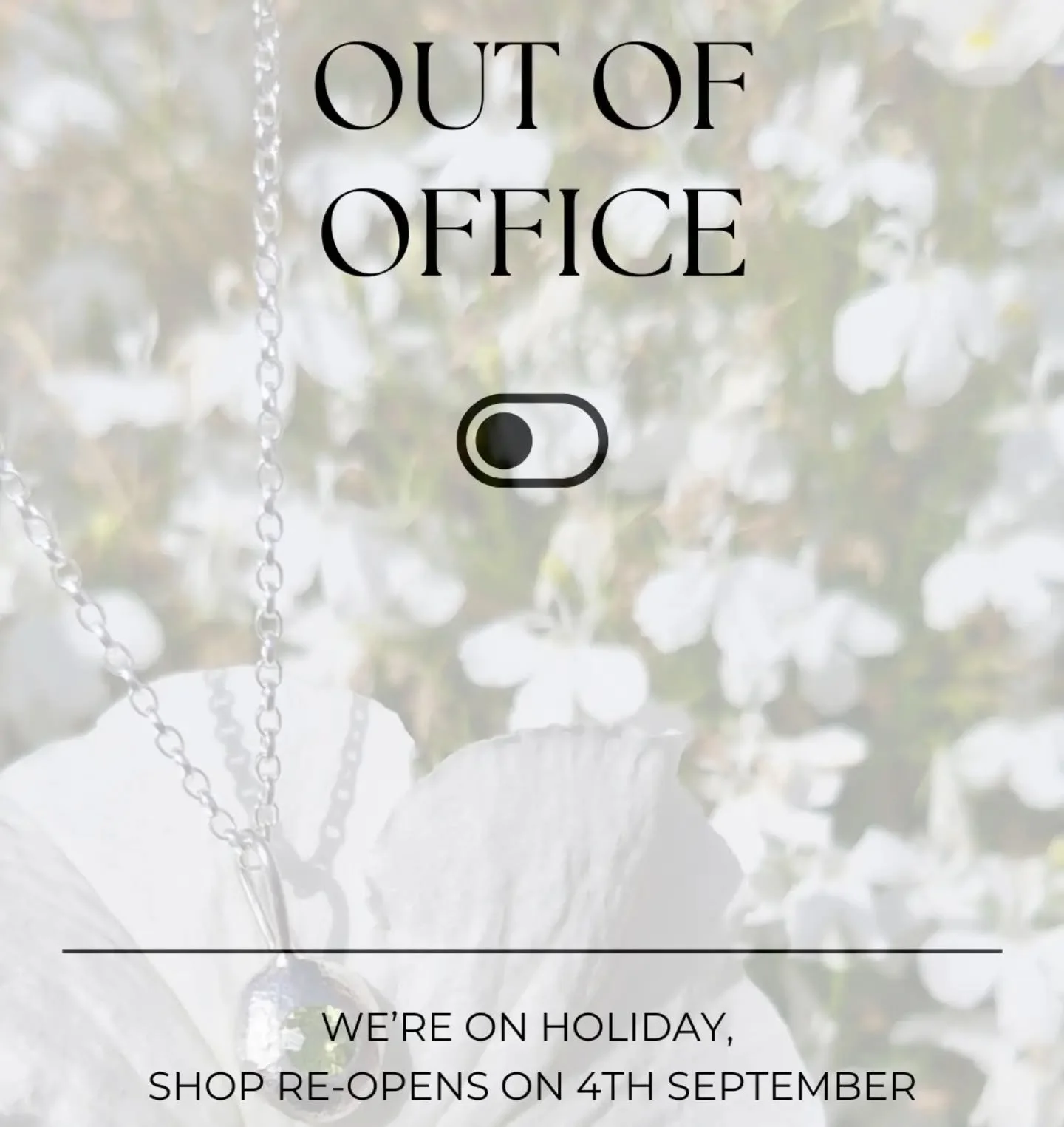 TAKING A SHORT BREAK...
I'll be back open on 4th September.