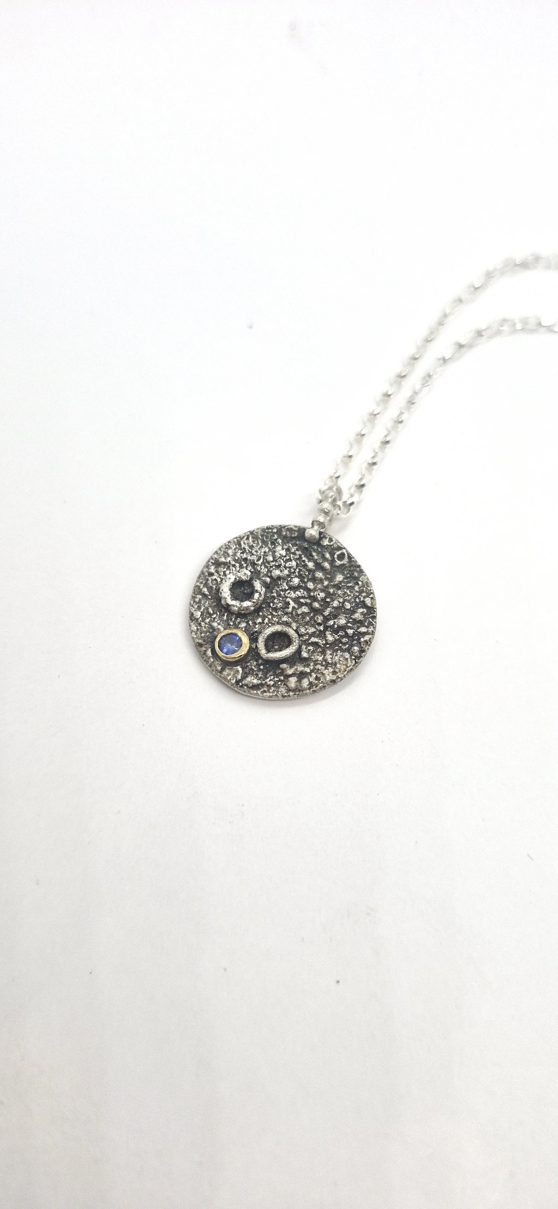 Moonscape Full Moon with 18ct Gold Set Sapphire 4.jpg