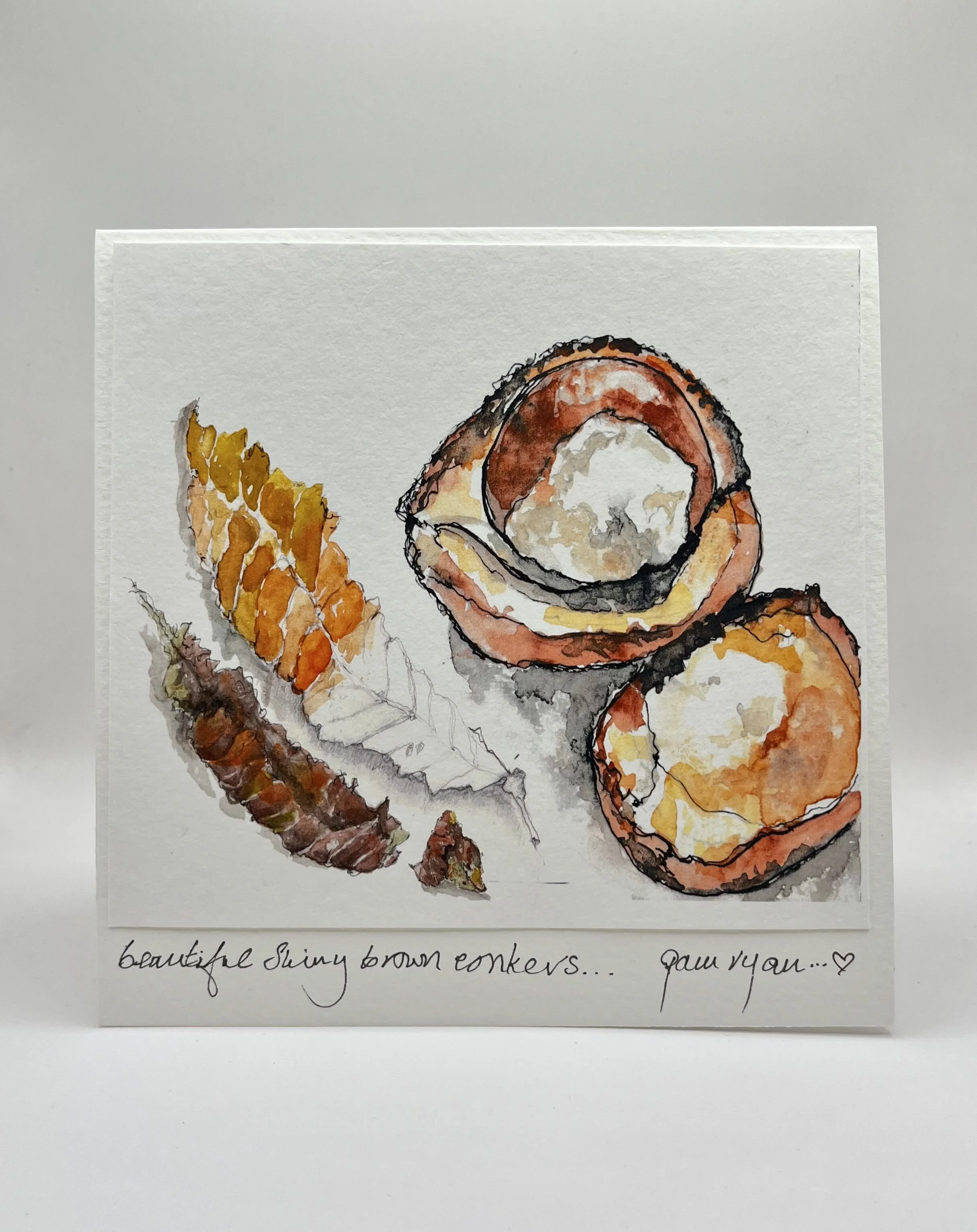 Pam Ryan conkers greeting card small.Jpeg