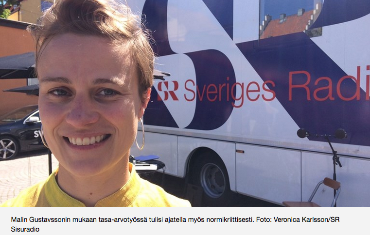 Y hdenvertaisuuskäsite auttaa meitä välttämään syrjintää (SisuRadio, Sveriges Radio, 5.7.2017)