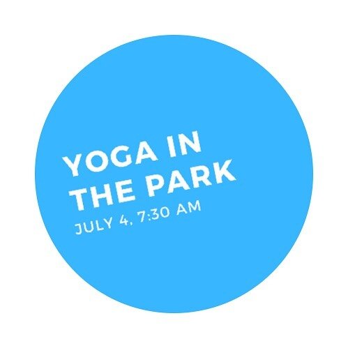 ✨STARTING JULY 4✨ Yoga at White Park, 7:30am-8:30am, $1️⃣5️⃣! This is limited to 10 people due to Concord Parks &amp; Rec social distancing guidelines. Pre-register online through the link in bio. To keep everyone healthy:
✨Cone markers to keep mats 