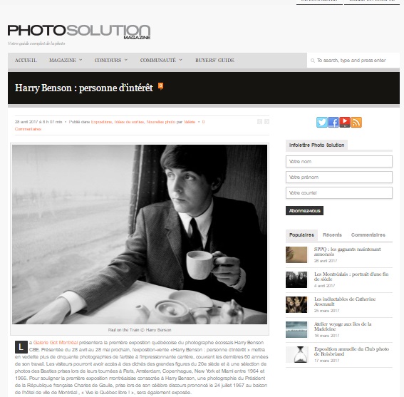 Photosolution, April 2017
