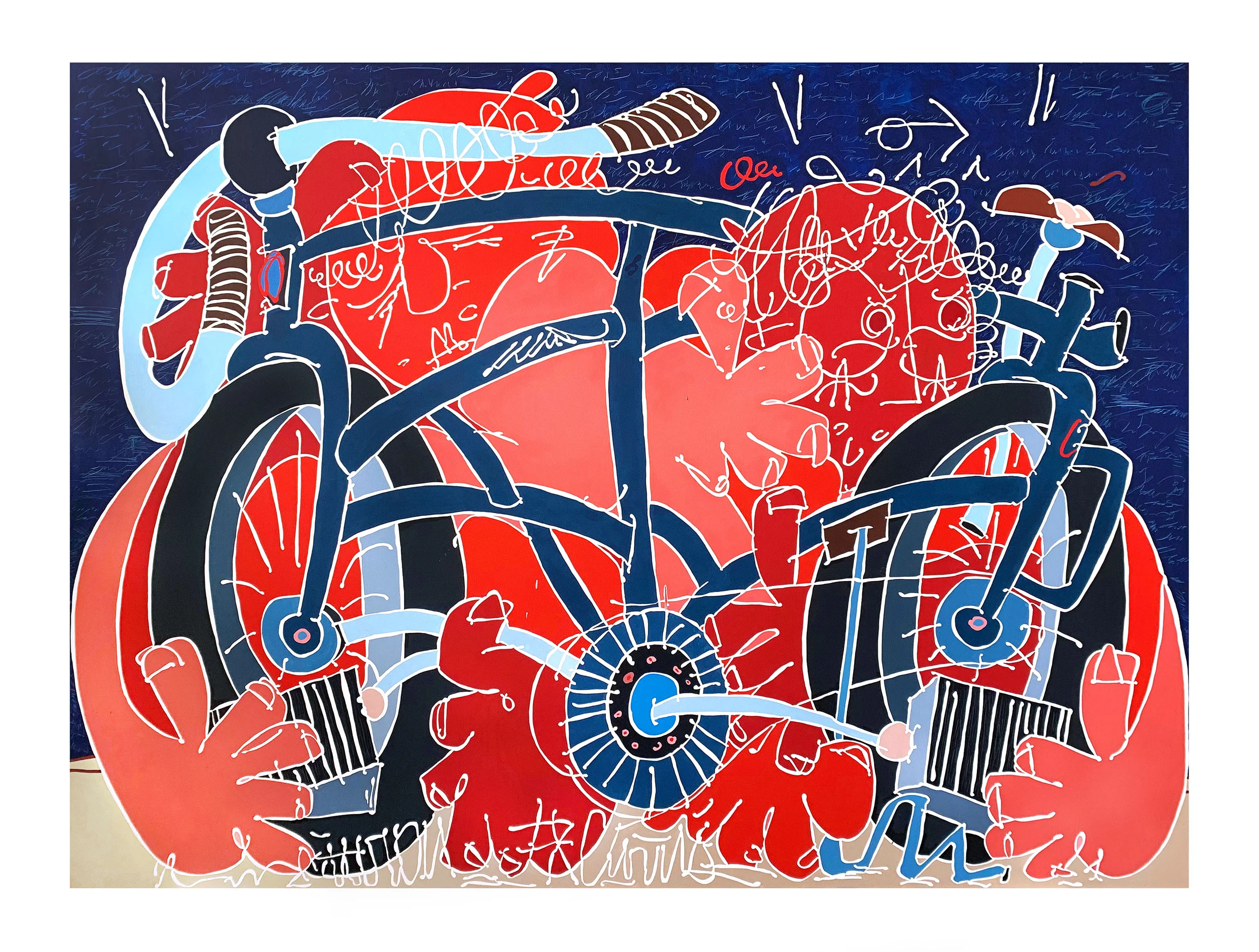 Forwards/Backwards. 2019 (oil on canvas)