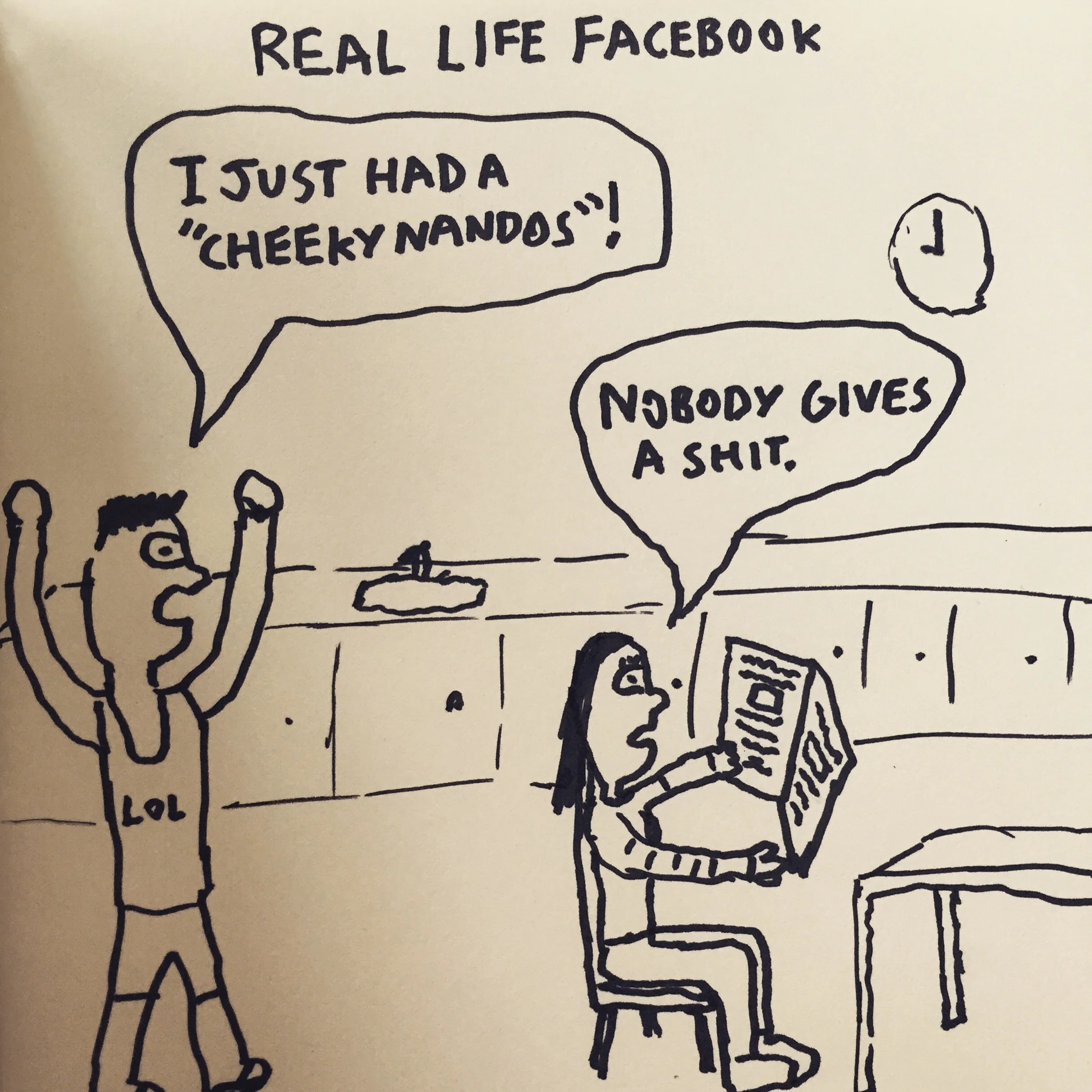 Real life Facebook