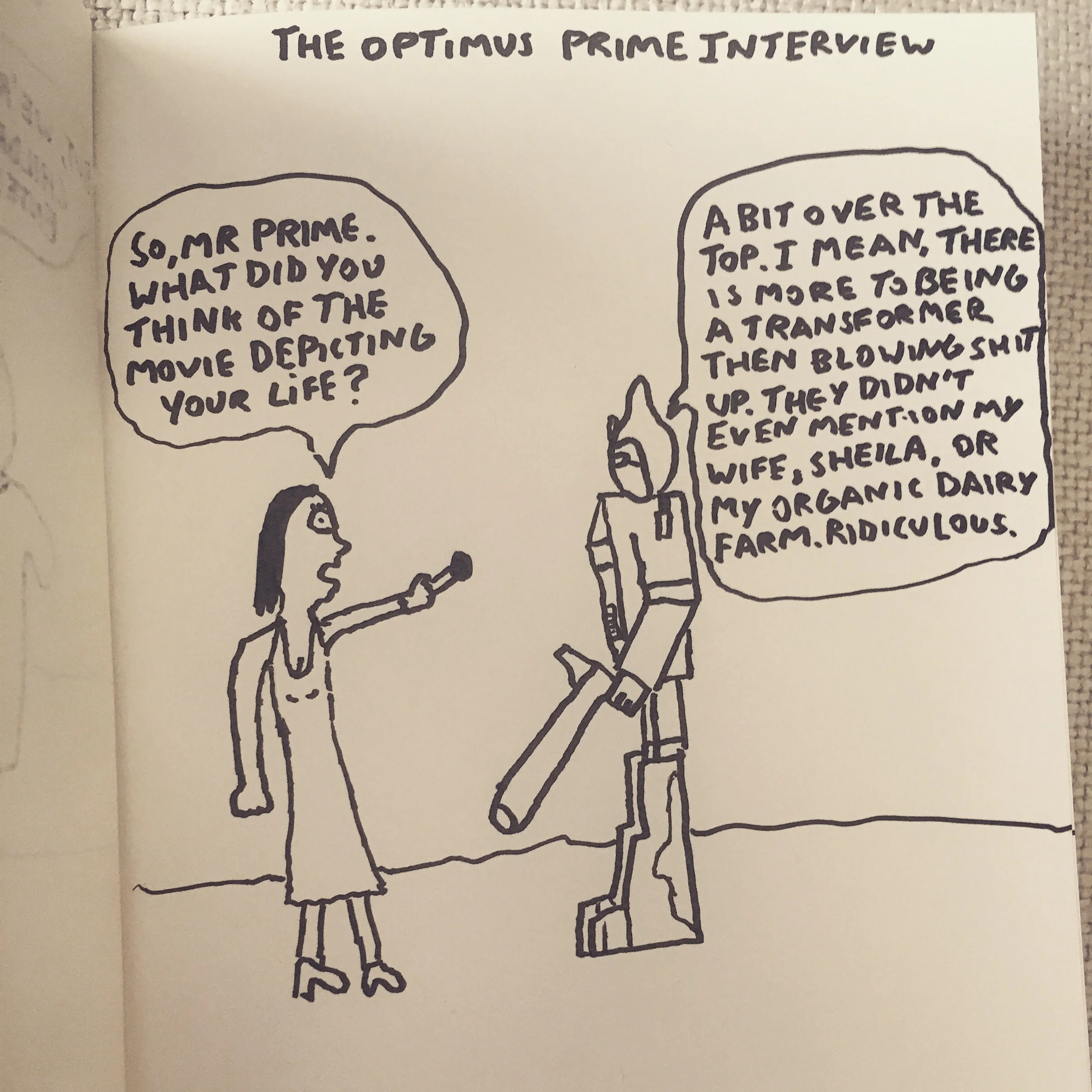 The Optimus Prime interview