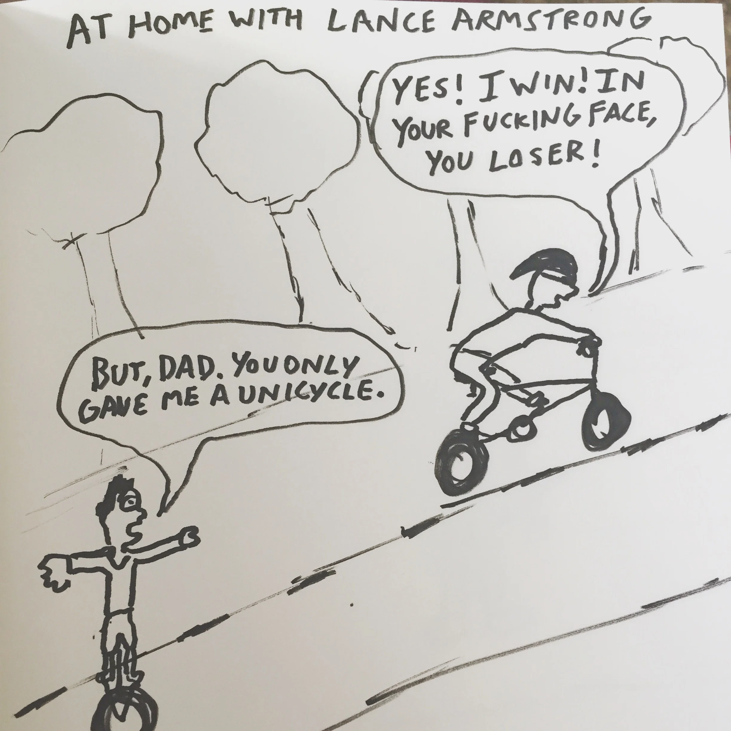 At home with Lance Armstrong