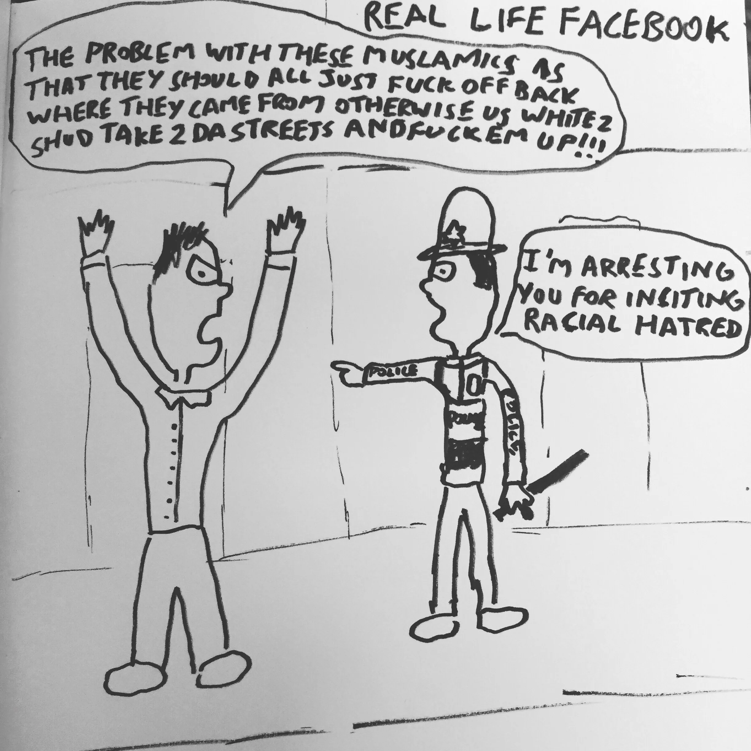Real life Facebook