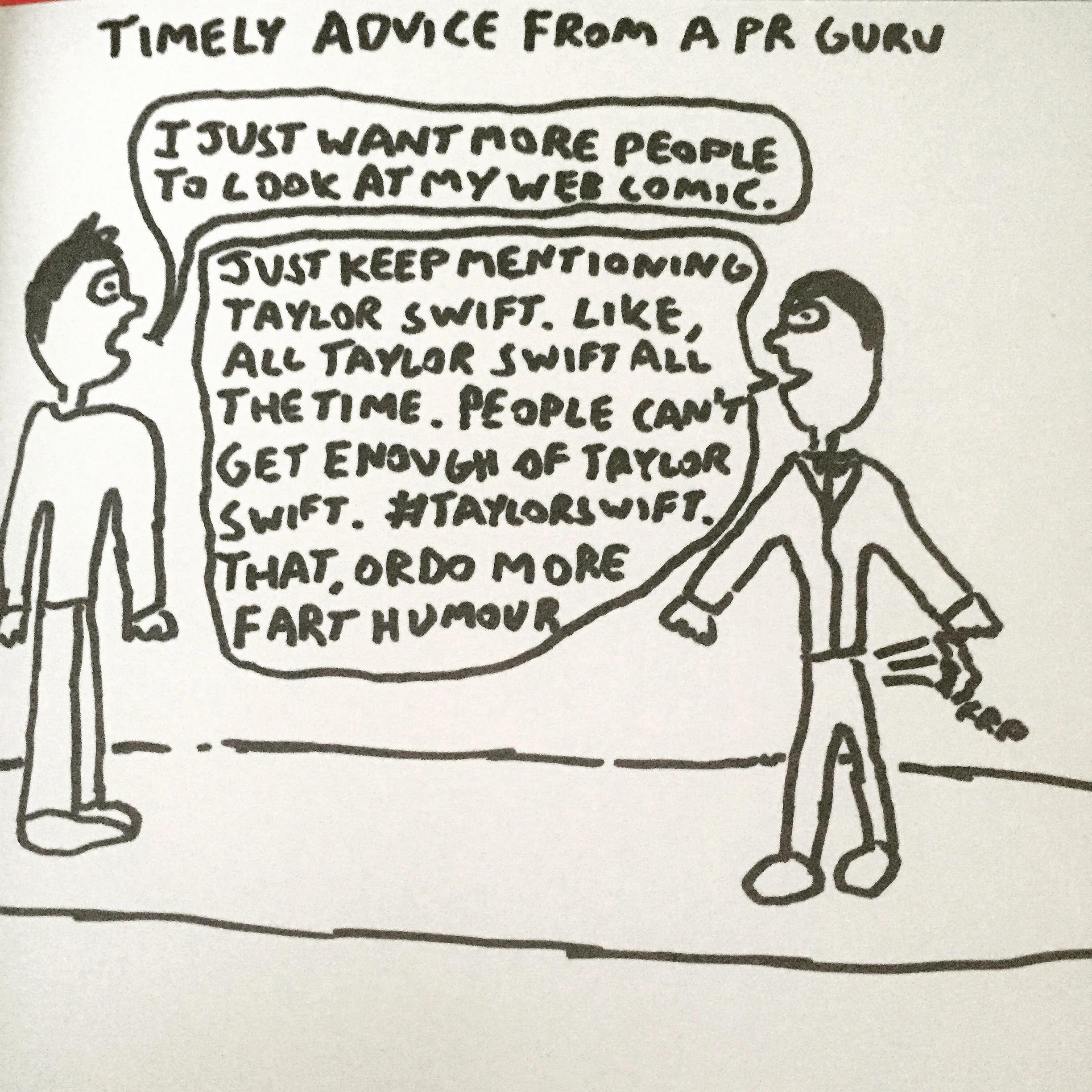 Timely advice from a PR Guru