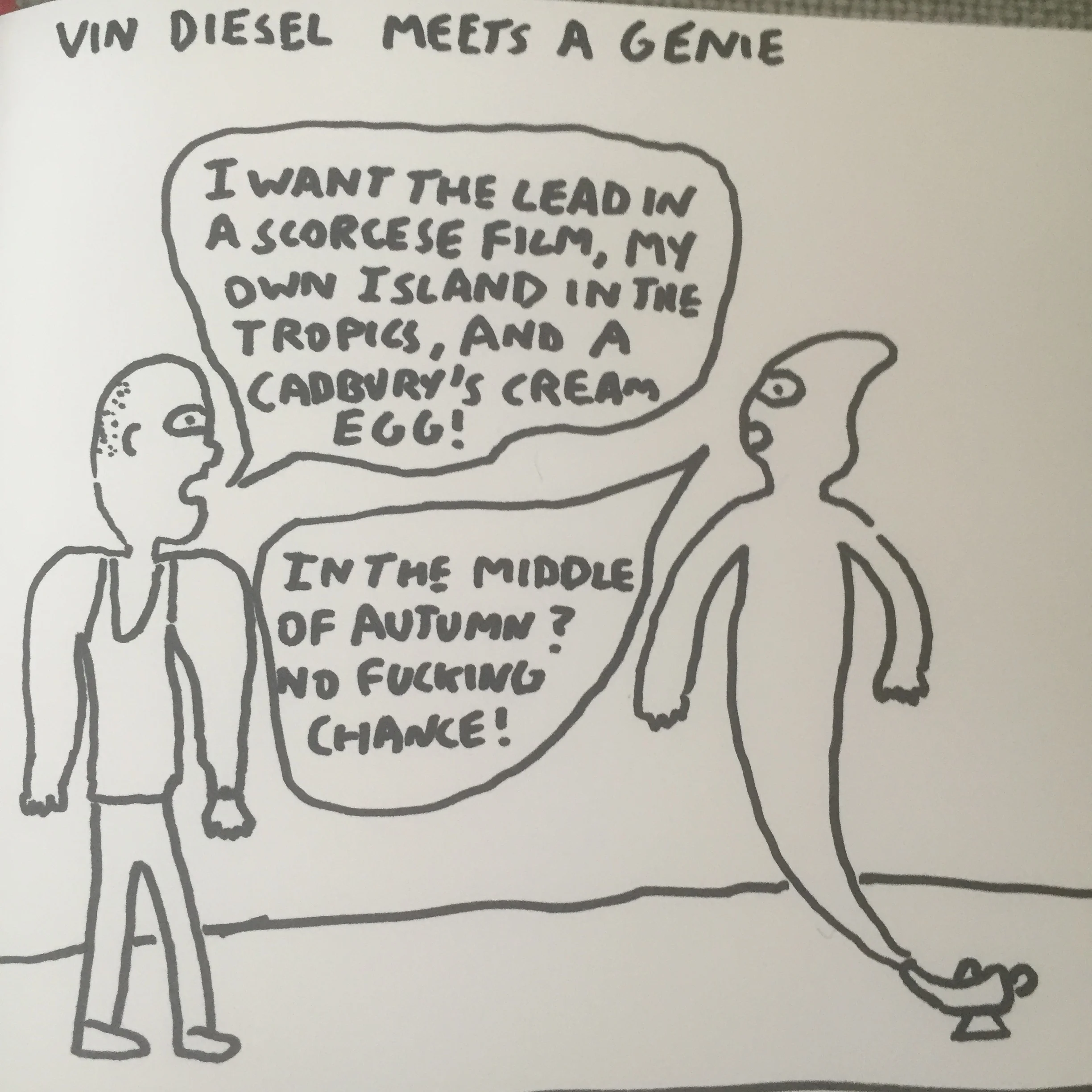 Vin Diesel meets a Genie