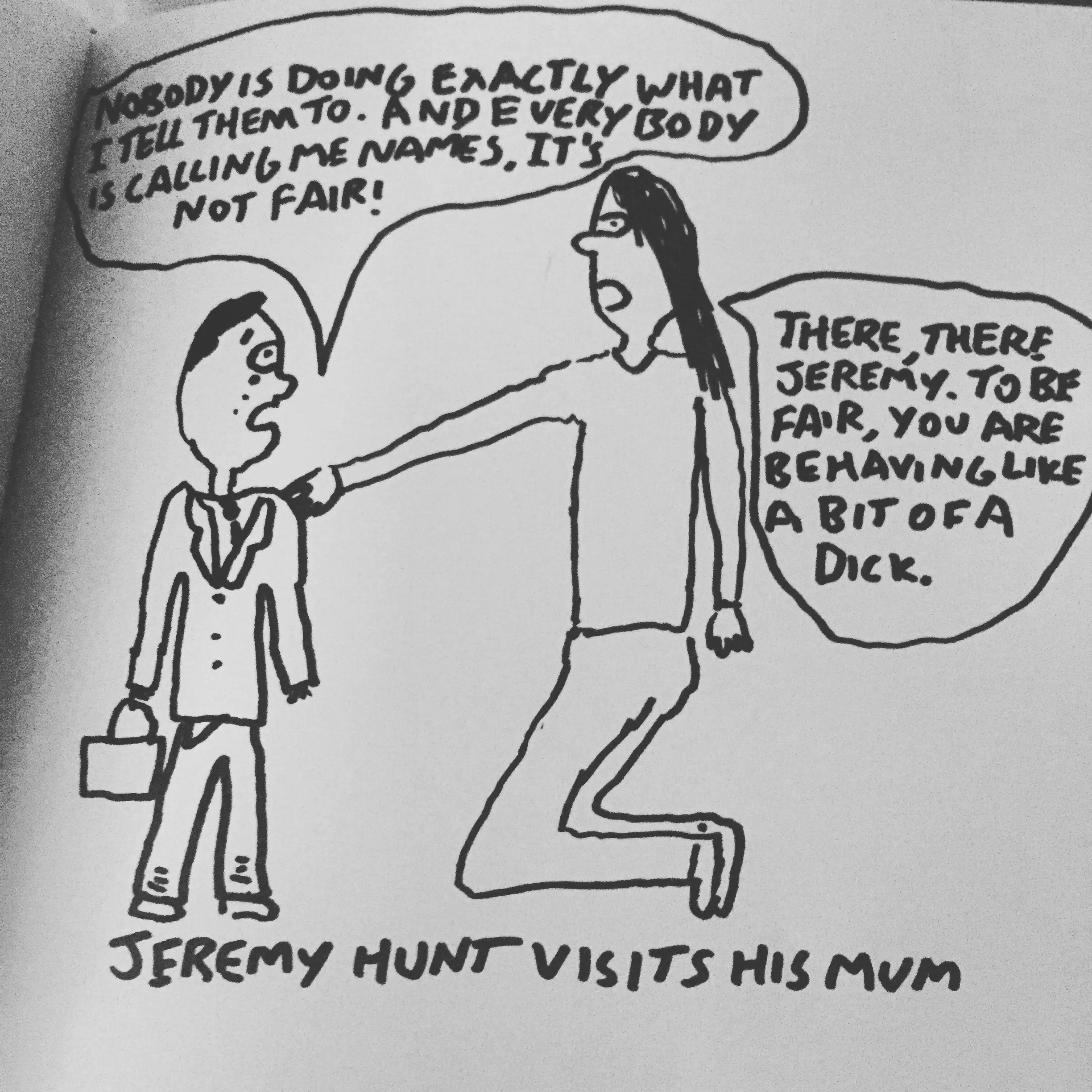 Jeremy Hunt visits his Mum