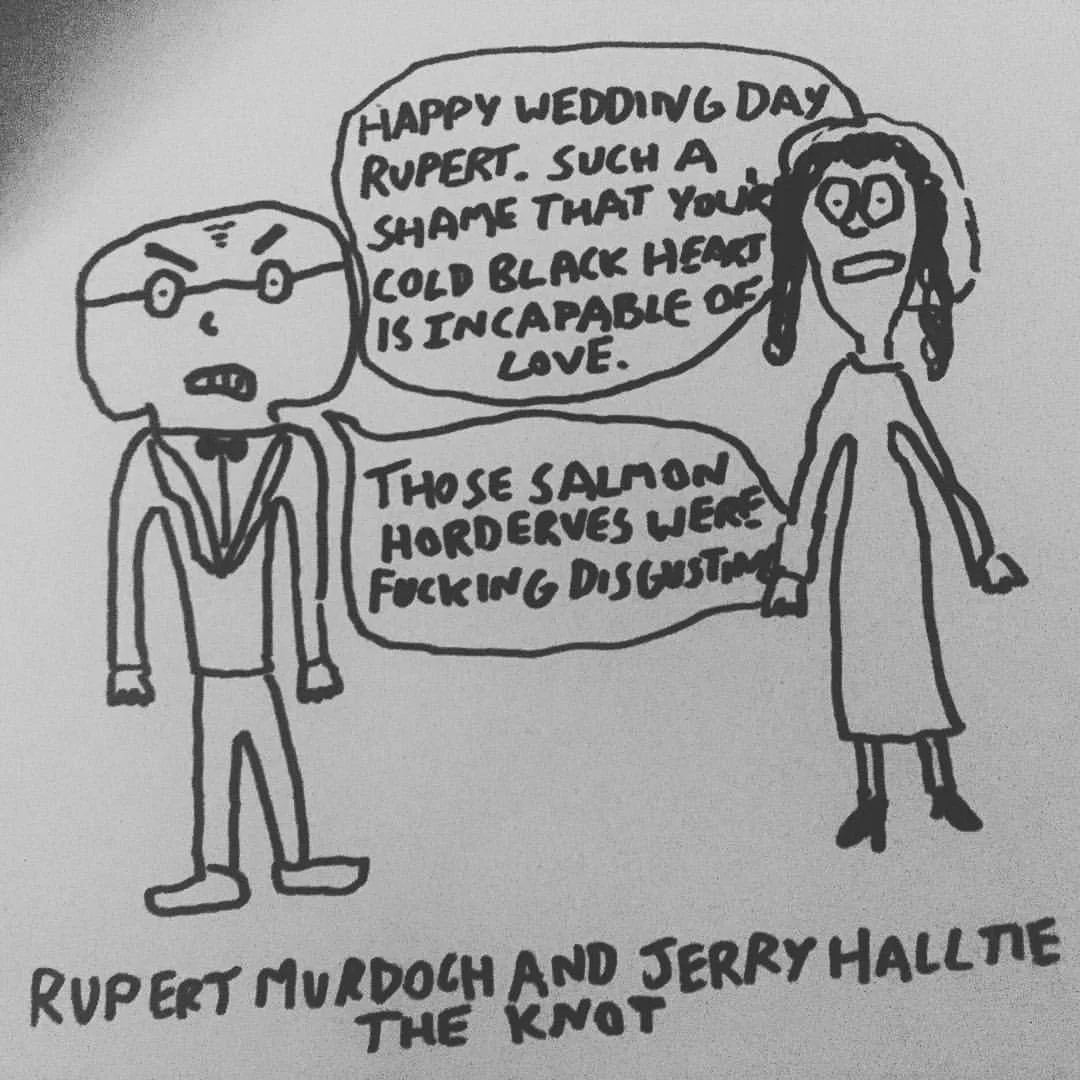 Rupert Murdoch and Jerry Hall tie the knot