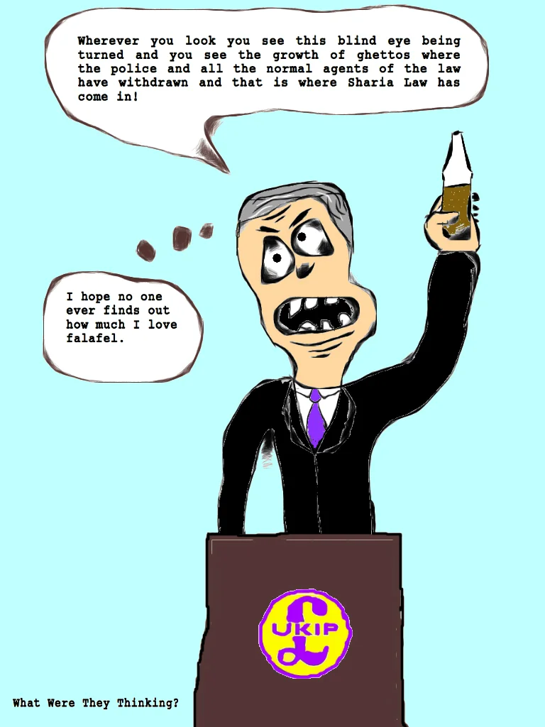 The Poundland Trump, Britain's own Nigel Farage.