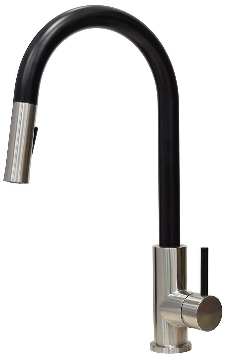 Trywell Stainless Steel and Black Faucet