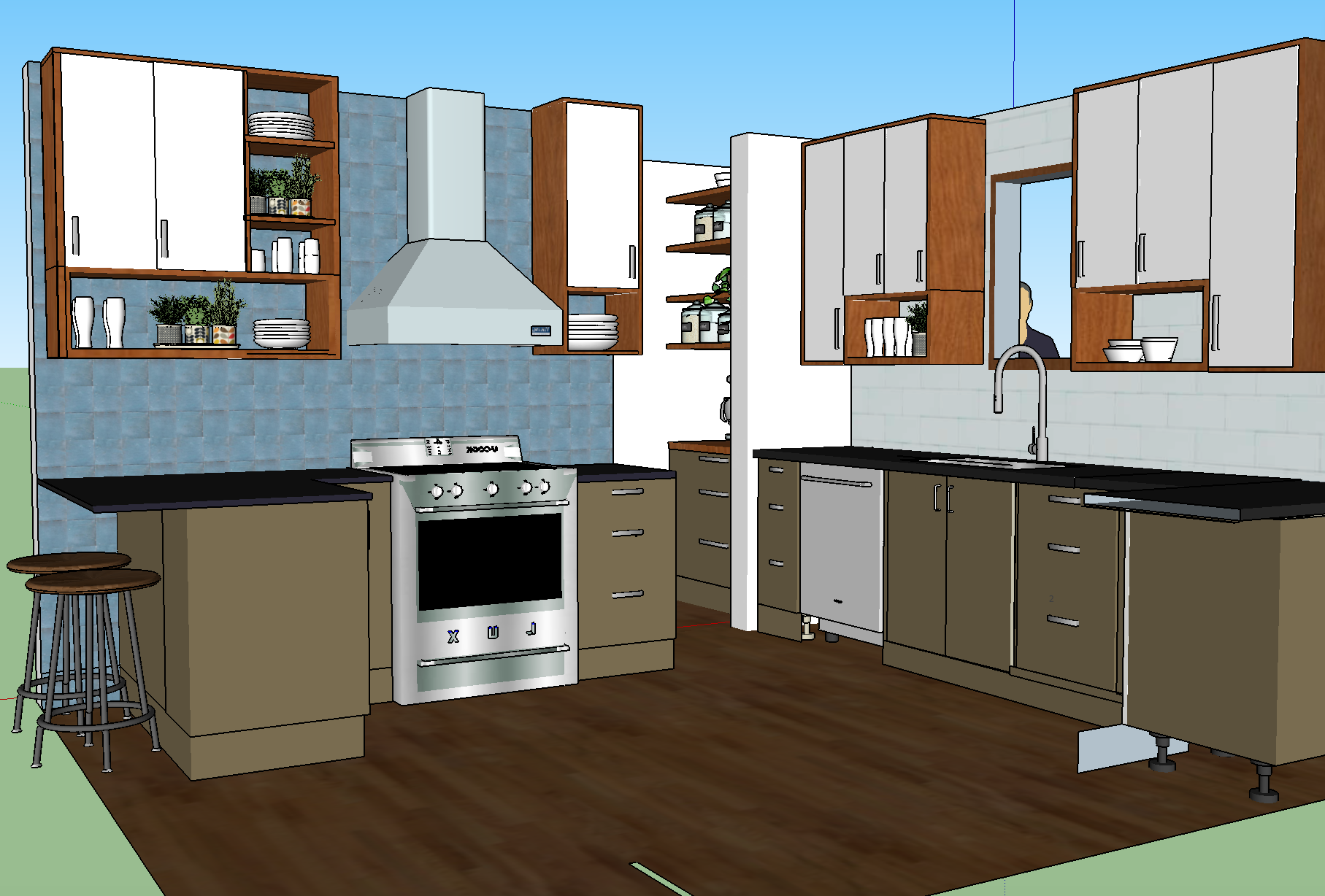 olliePop Design // Kitchen remodel design