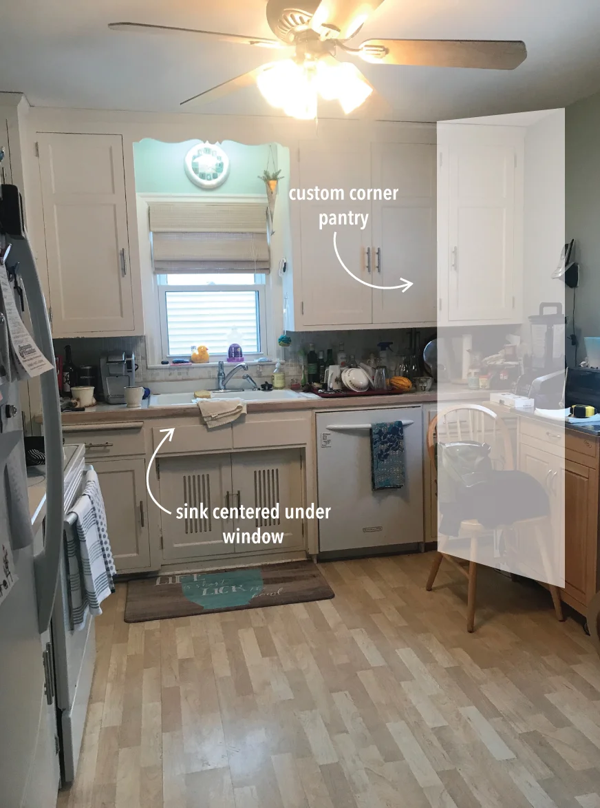 olliePop Design // Kitchen remodel b4