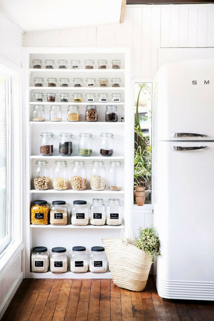Friday Inspiration: Clever Pantry Ideas - We gathered some cool pantry ideas for you. Do you need a pantry remodel? Check them out at www.olliePopDesign.com and follow us on Pinterest @olliepop_design for more interior design and home decor ideas #h…