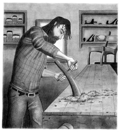 Conceptual artwork for The Carpenter's Gloves