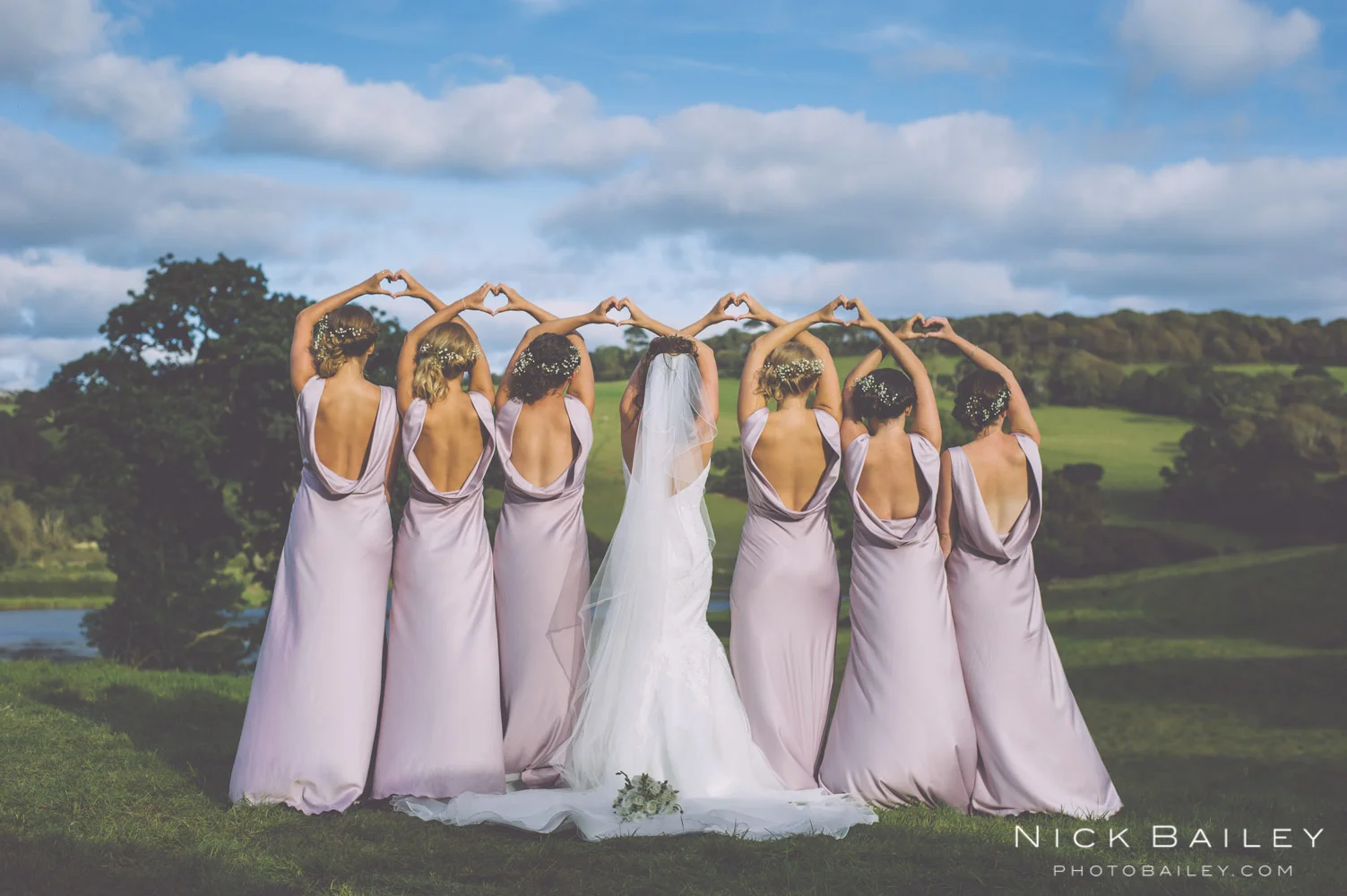 Bridesmaids @caerhays castle