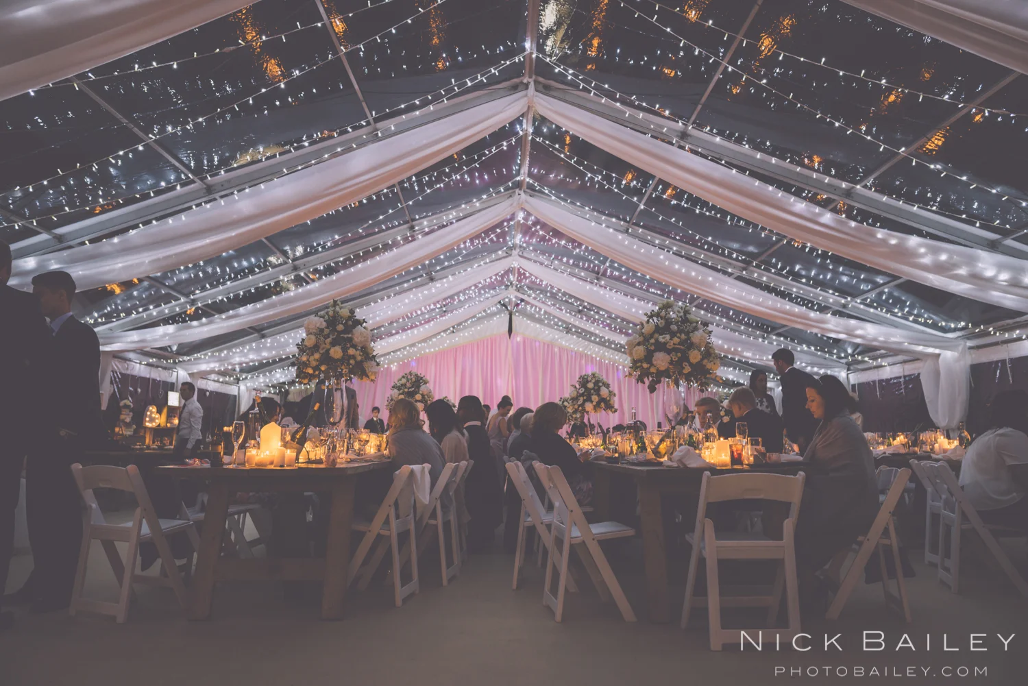 Marquee at Caerhays Castle Wedding