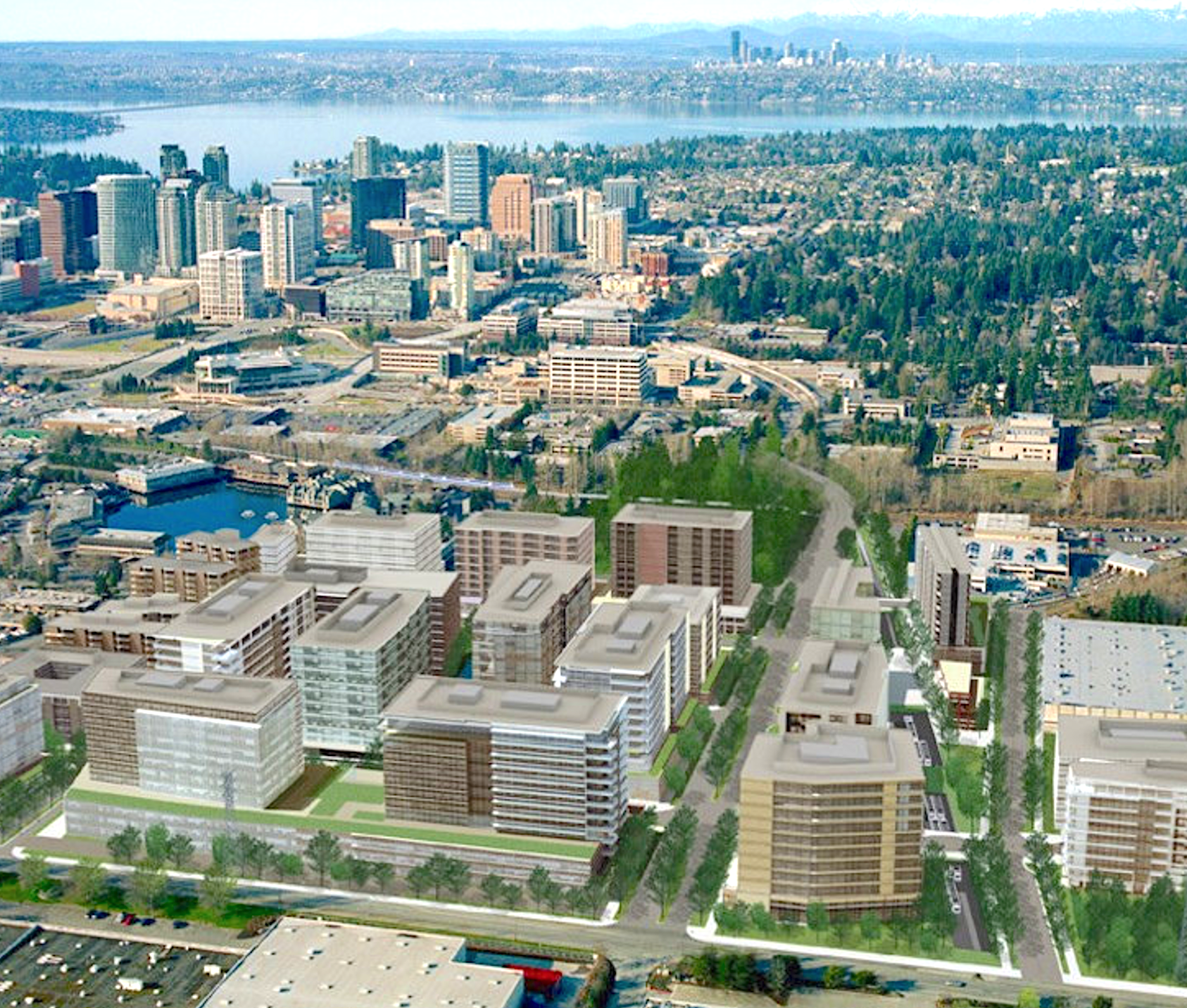 Conceptual Redevelopment Source: City of Bellevue