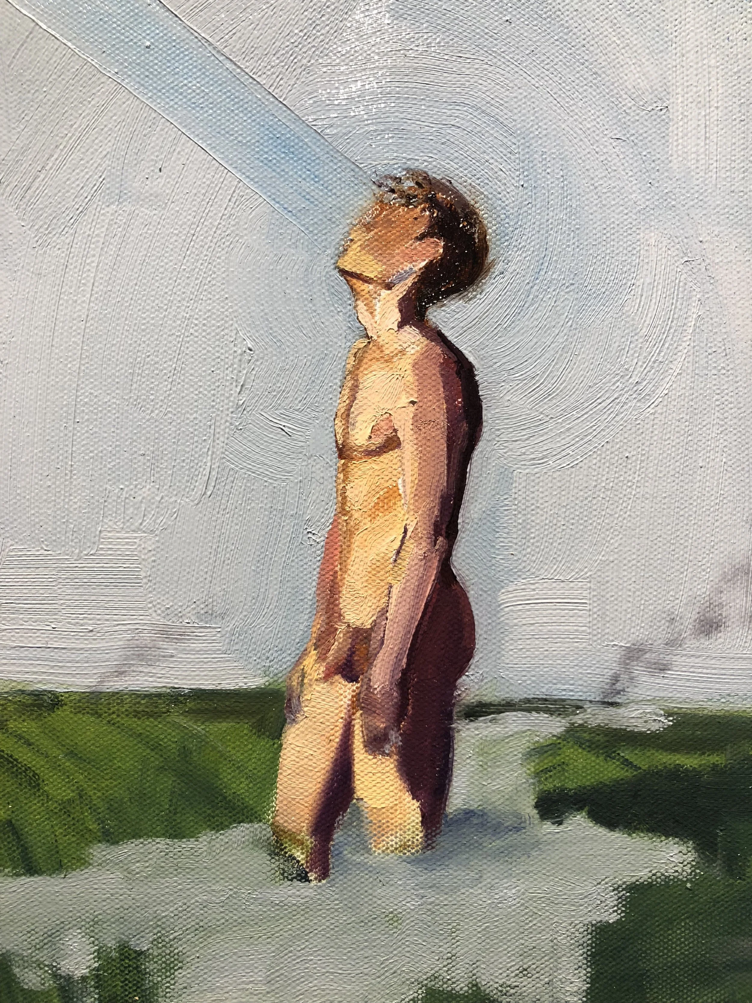 Waking up, Me / Oil on canvas / 8 x 10 in 
