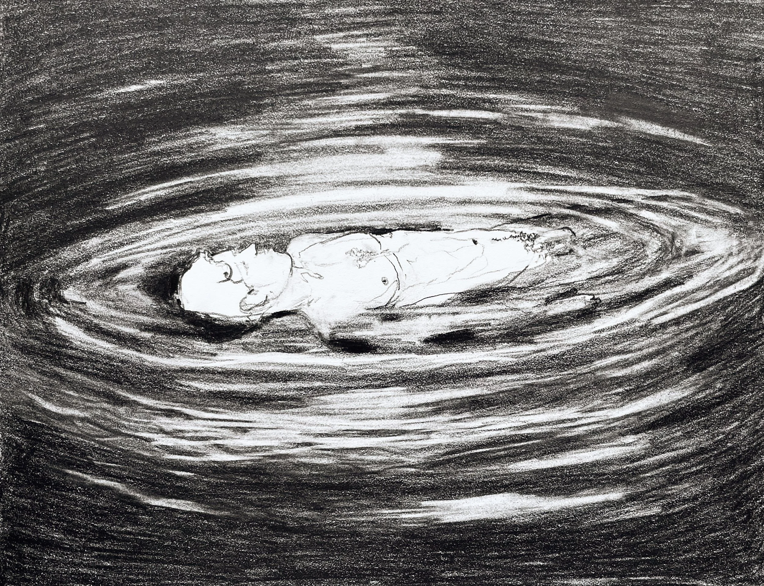 Float | graphite on drawing paper | 8 x 10 inches 