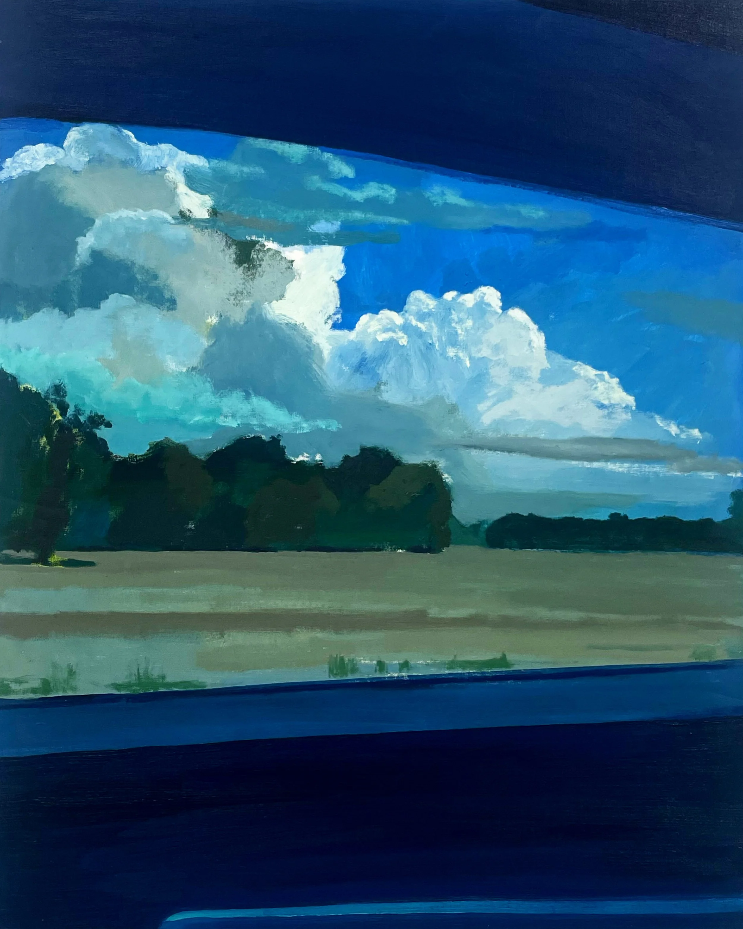 Journey Through the Blue | oil on canvas | 21 x 26 inches