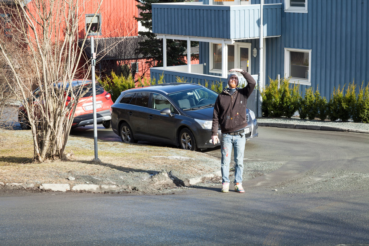Viktig å få ting på avstand for å se hvordan proposjoner og slikt blir. 