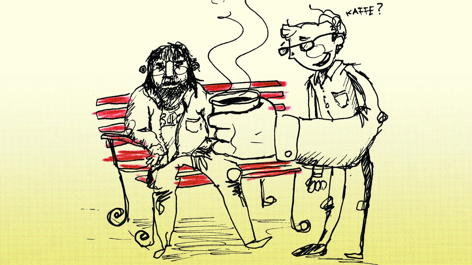 Hvor mange mennesker kan en liten kopp kaffe varme?