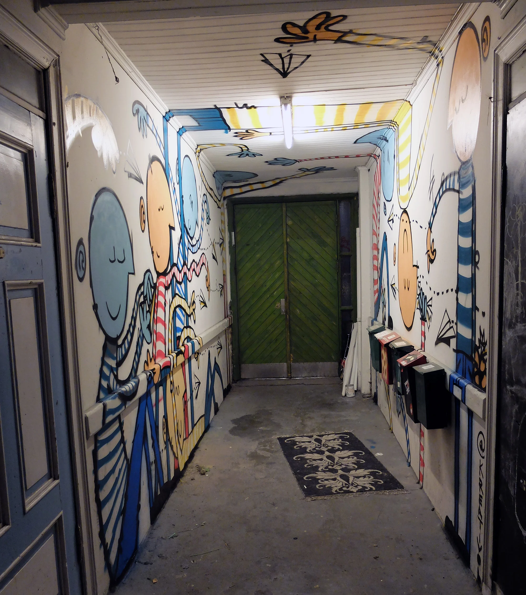 Ferdig portrom. Ikke lenger så hvitt og dødt.