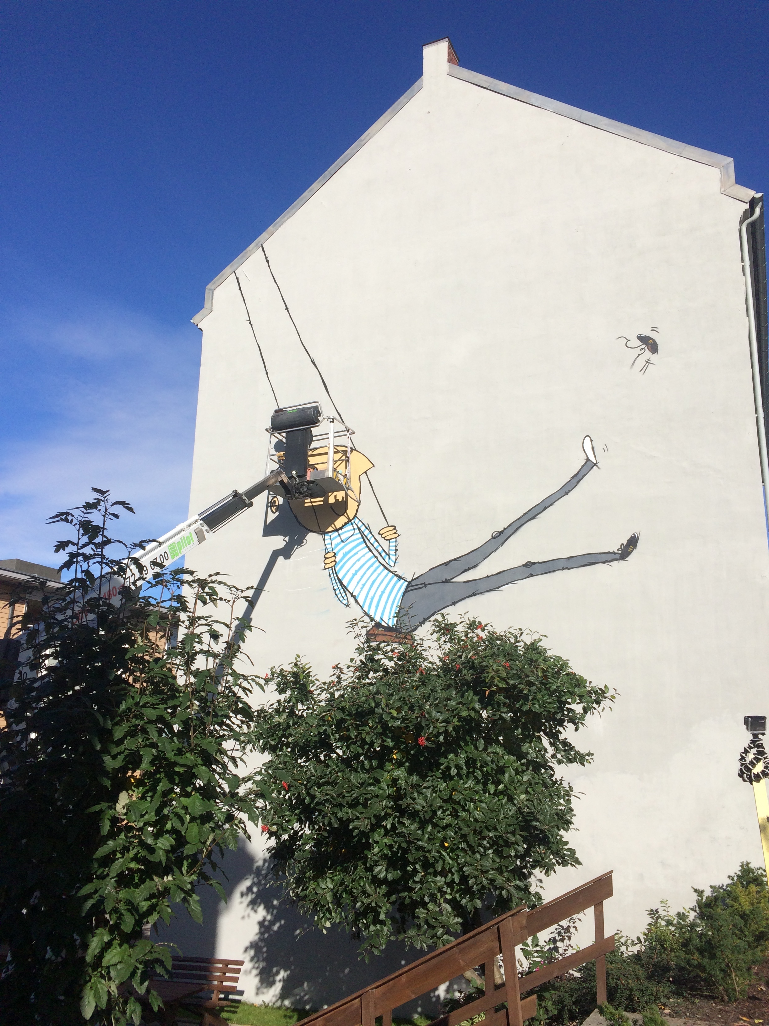 Justering av panne. Foto © Ingvil Kålsås