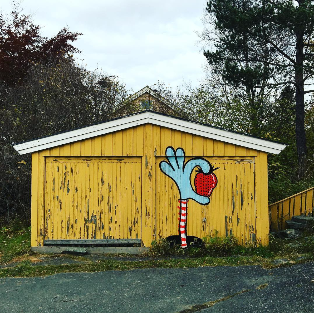 Jordbærplukking og trappeløft