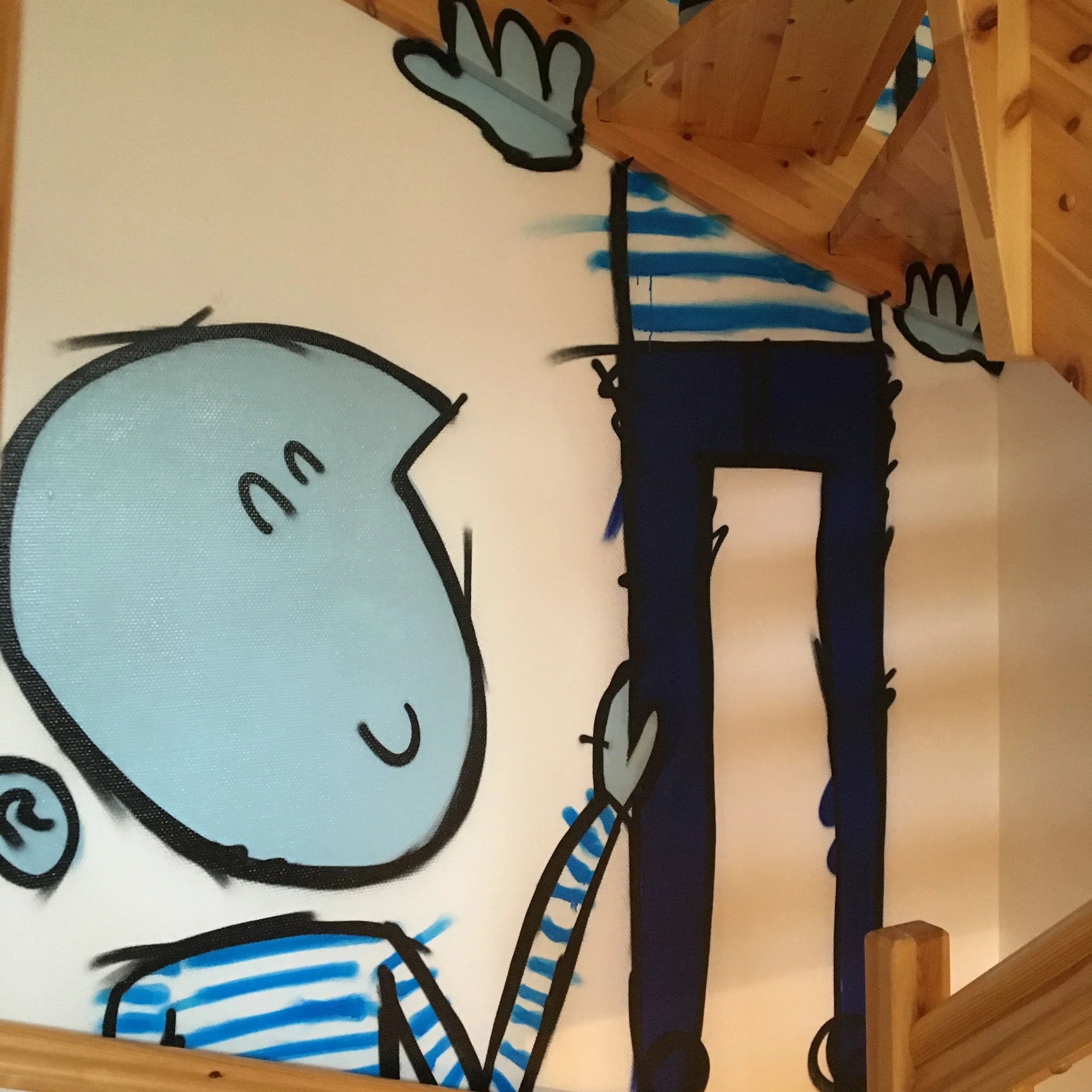 Utsnitt fra andre etasje.