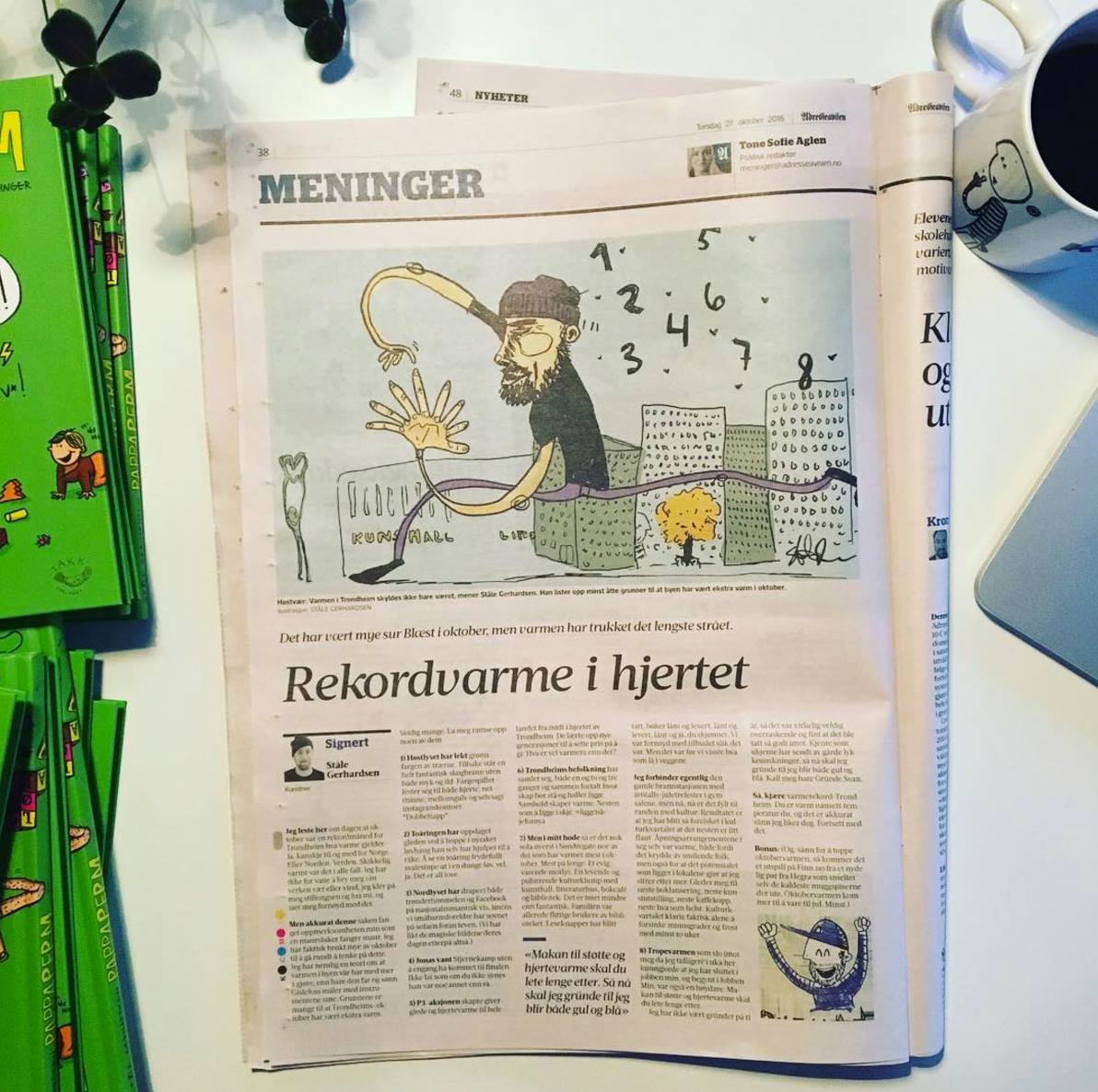 Min faste gjesteopptreden som skribent i Adresseavisen var på trykk i dag.