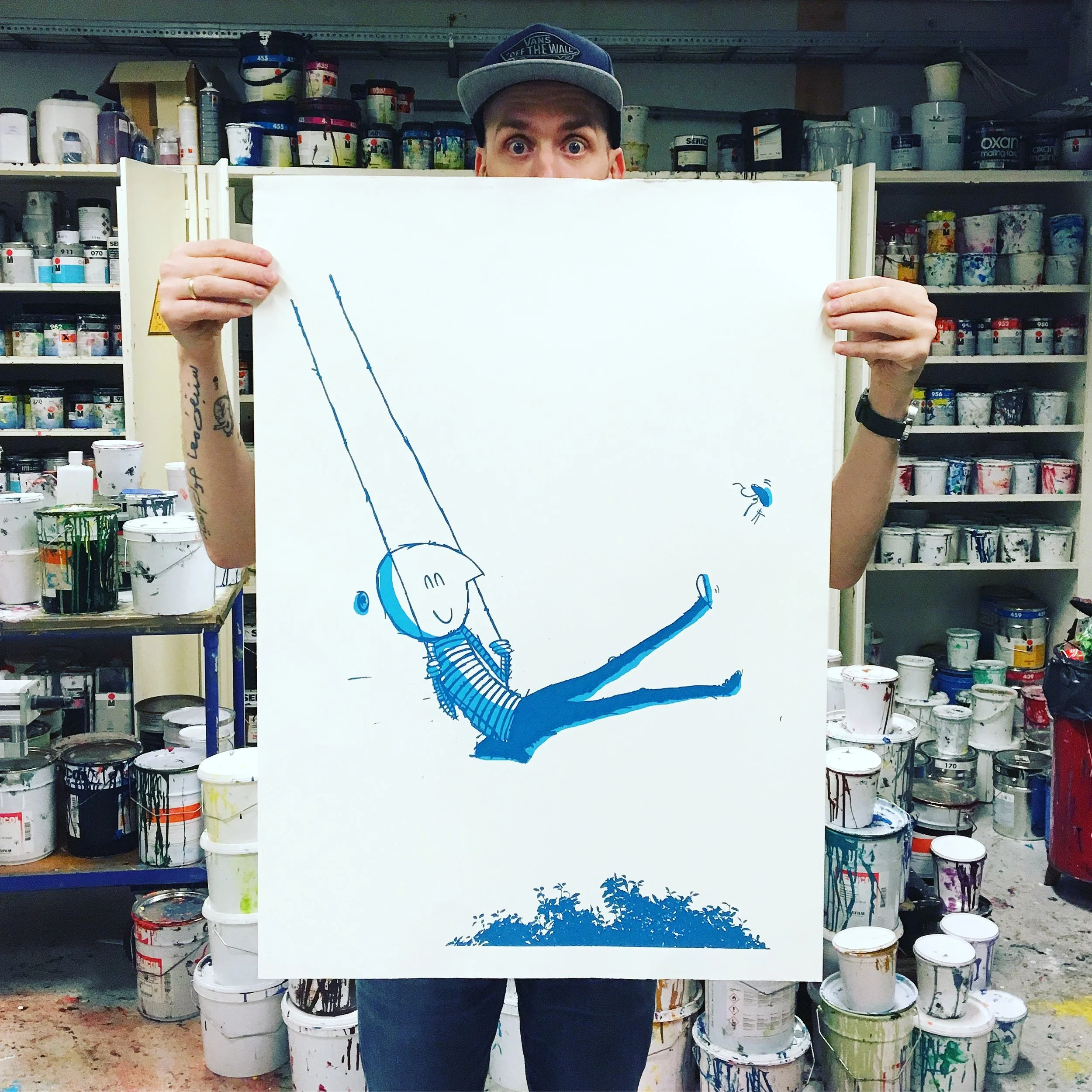 "Mere fart" ca 80x60cm