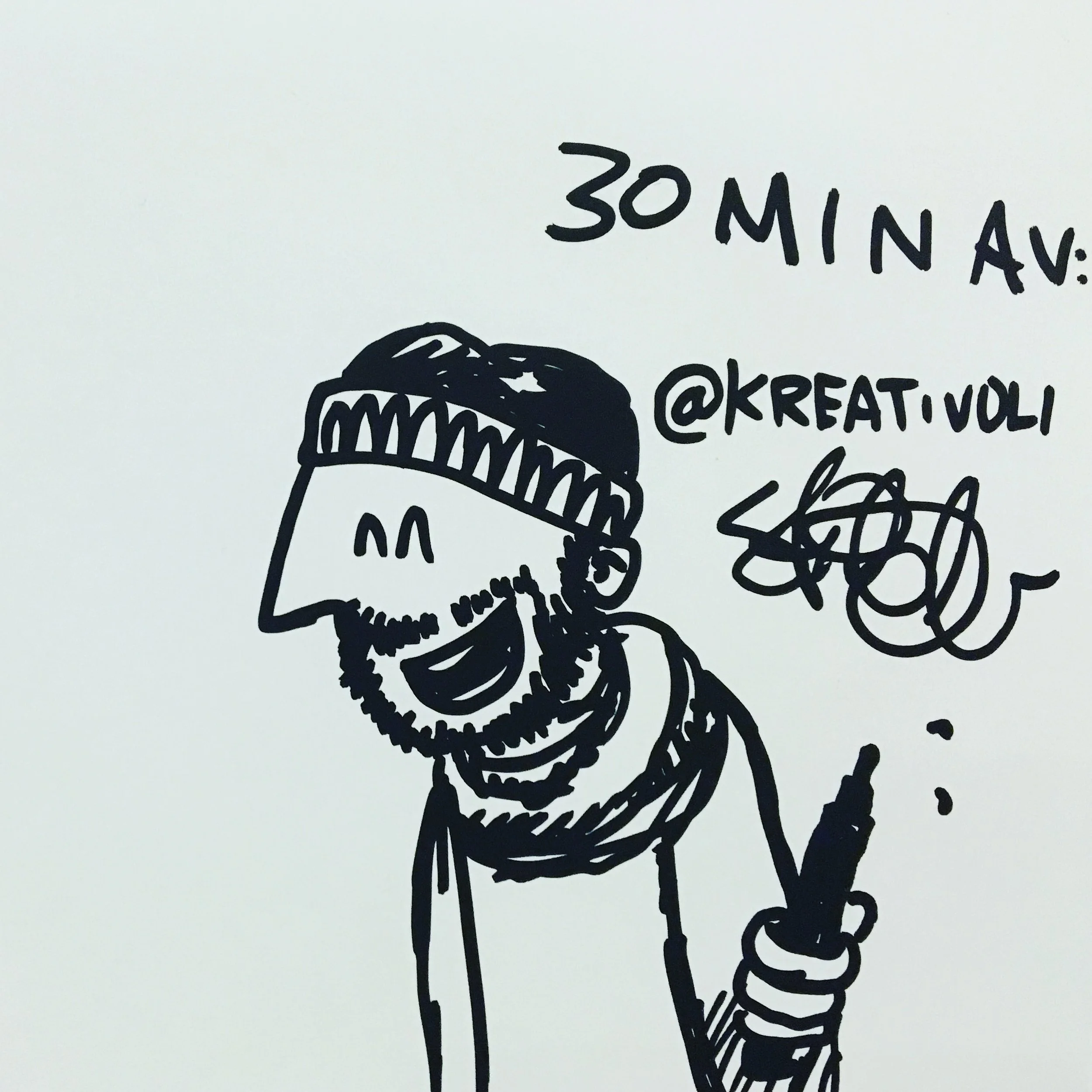 30 minutter livetegning for Helse- og Omsorgsdepartementet