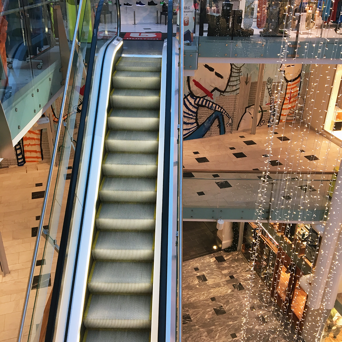 Moro å se veggen i samspill med omgivelsene.