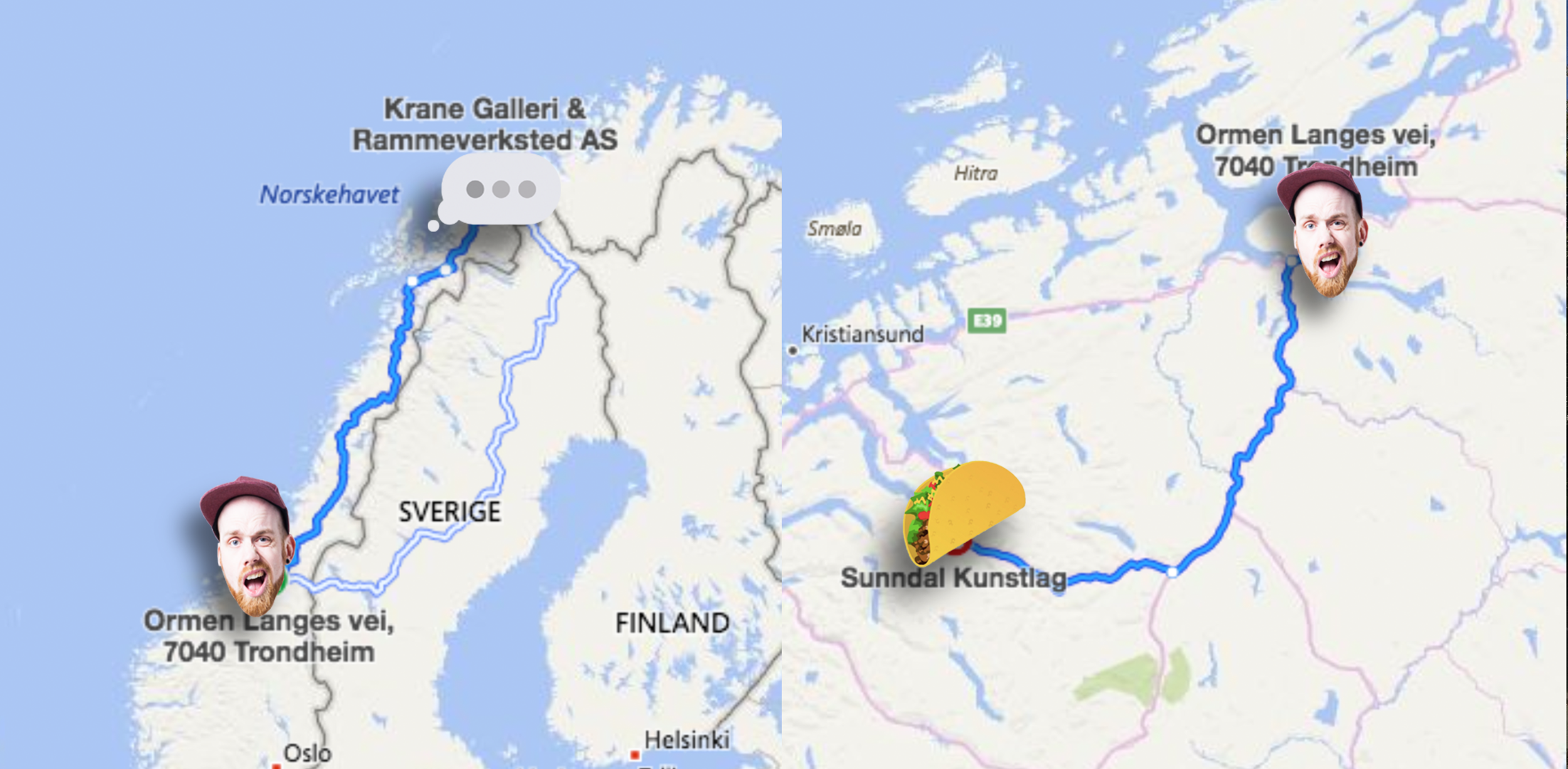 To separatustillinger samtidig